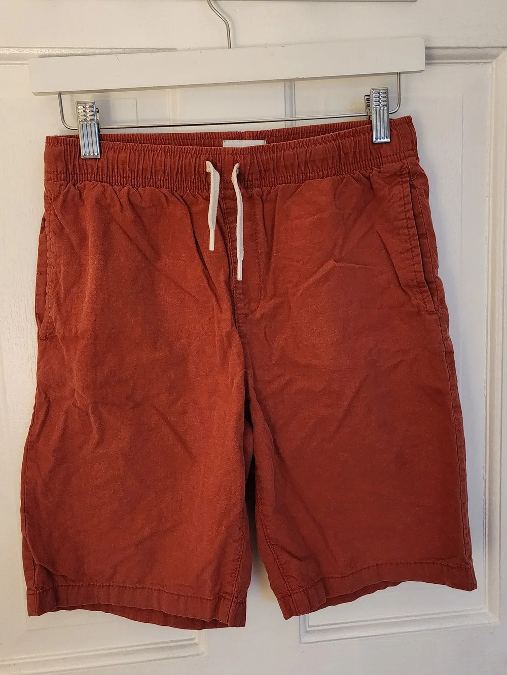 Old Navy Boys Shorts XL 14-16 Rust Orange Drawstring Casual Summer Beach Casual